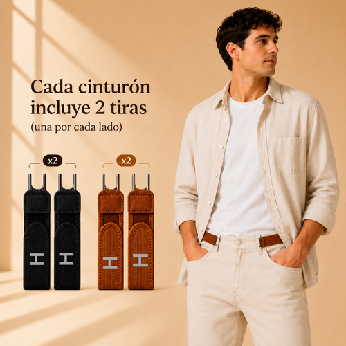 Cinturón sin hebilla: Sujetko